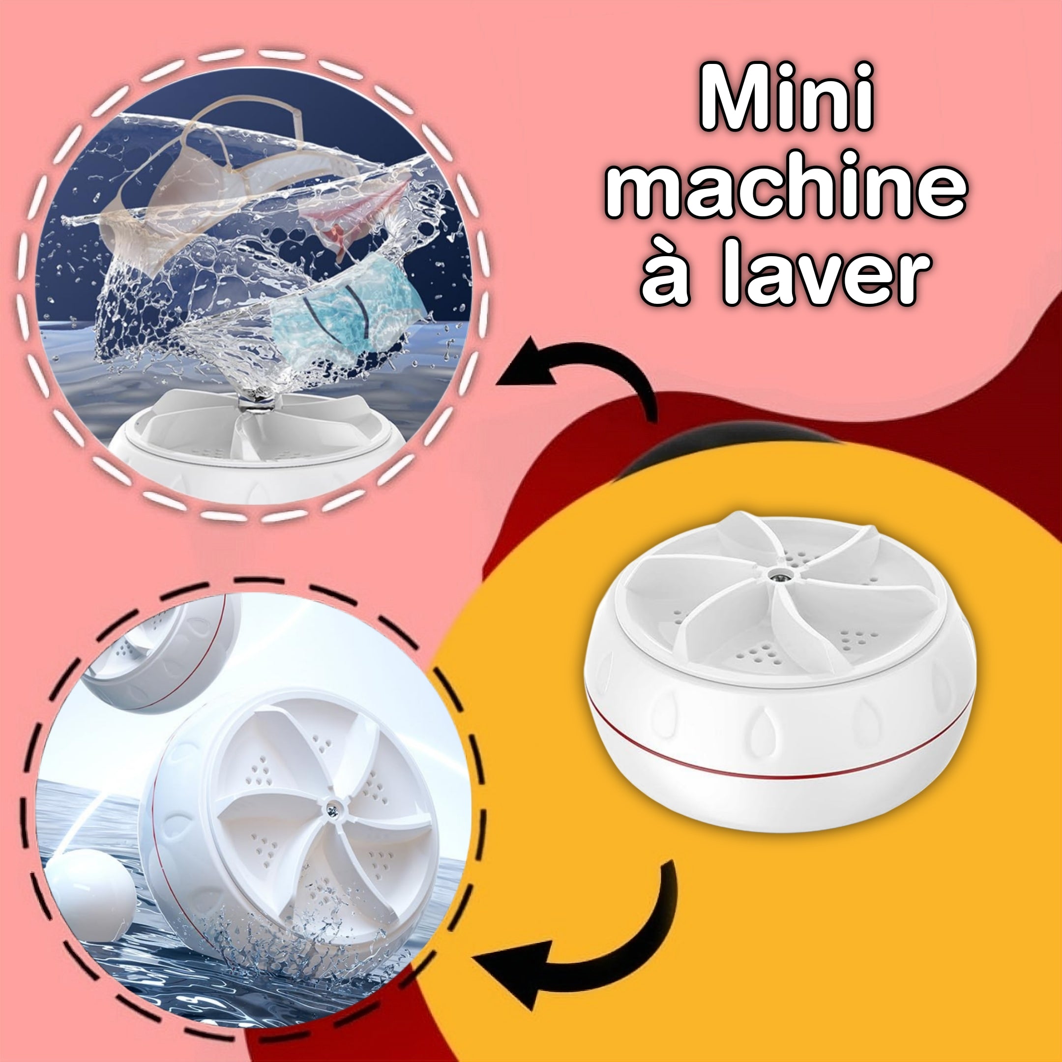 PureWave - La Mini Machine à Laver Ultrasonique